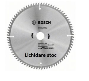 BOSCH Panza de ferastrau circular pentru aluminiu, 254x3/2.2x30 mm, 80 dinti