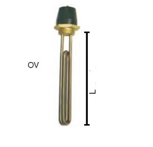 Rezistenta electrica INOX ,tip U cu 2 bucle 1 1/4",1200W